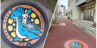 宫城 | 跟着应援宝可梦拉普拉斯 一起去探访五处宝可梦人孔盖吧!