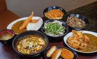 道地日式丼饭、盖饭、可乐饼之天泽日食，招牌厚切咖哩猪排、独家手打汉堡肉、爆满葱花盐渍烧肉、美味日本可乐饼