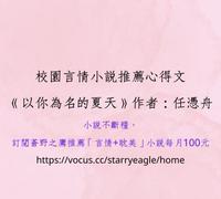 推荐校园言情小说(附简评)《以你为名的夏天》