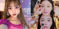 NewJeans化妆师亲自示范HAERIN「猫咪相重点」，韩女团的透明妆感这样画！