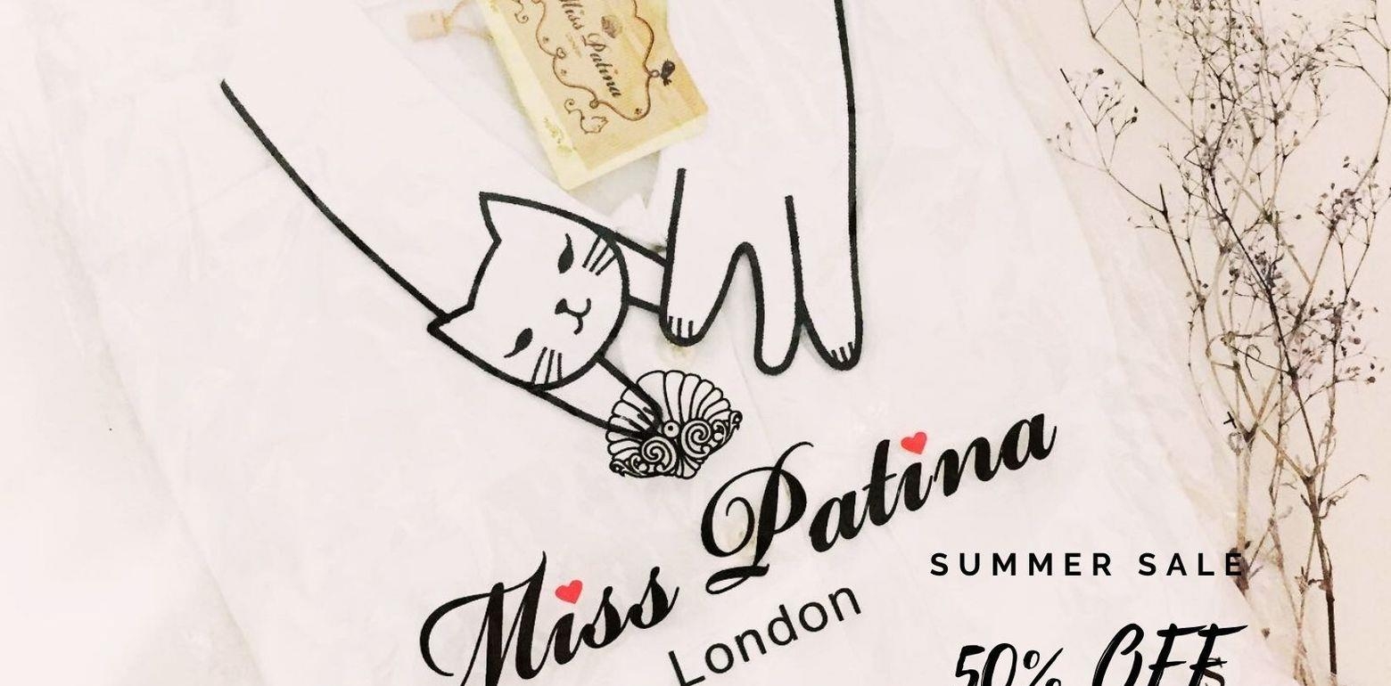 主子上身/英伦文创复古服饰品牌MISS PATINA夏季折扣五折起/泰勒丝、众多名人指定穿搭/英国BBC报导/可CO服