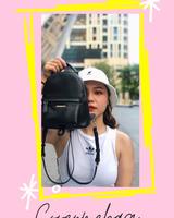 COVERME新款! #504 日常系列轻旅皮革後背包 ，可盐可甜/女孩穿搭必备!