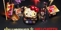 植村秀 X HELLO KITTY联名摇滚派对圣诞彩妆即将上市～