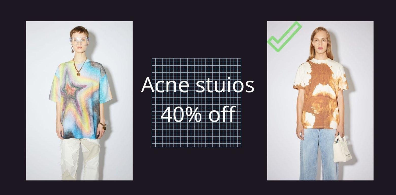 售价就是到手价│瑞典精品潮牌Acne studios夏季折扣6折│男装篇│打造你的自我时尚风格就从这里入手│欧洲折扣季！