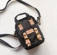 Doughnut 黑底奶杏色小包包