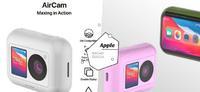 苹果新品「AirCam」概念照曝光!多功能随身相机、疗愈机身、绝美配色一次看!