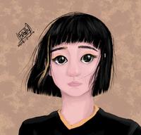 《插画》当多多玳瑁猫变成人类