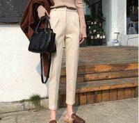 洋气显瘦的萝卜裤。店里卖400+，自己做40+就够啦。附M码裁剪图