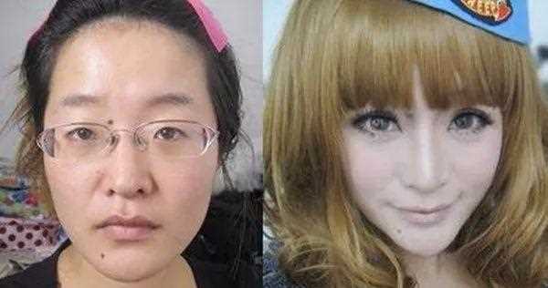 女生化妆后和素颜差距有多大？胖女孩也有春天 路人一秒变女神！
