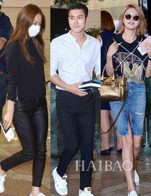 男女“爱豆”汇聚机场，乱穿乱搭凹造型！韩国女明星街拍之SM娱乐专场！