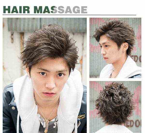 日系男生烫发来袭 当一个清爽的美男子