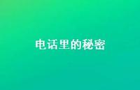 电话里的秘密66句汇总