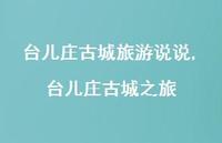 台儿庄古城之旅(100句)