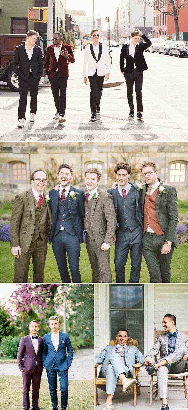 伴郎团时尚混搭新标准！5大欧美受欢迎创意潮男穿搭术！