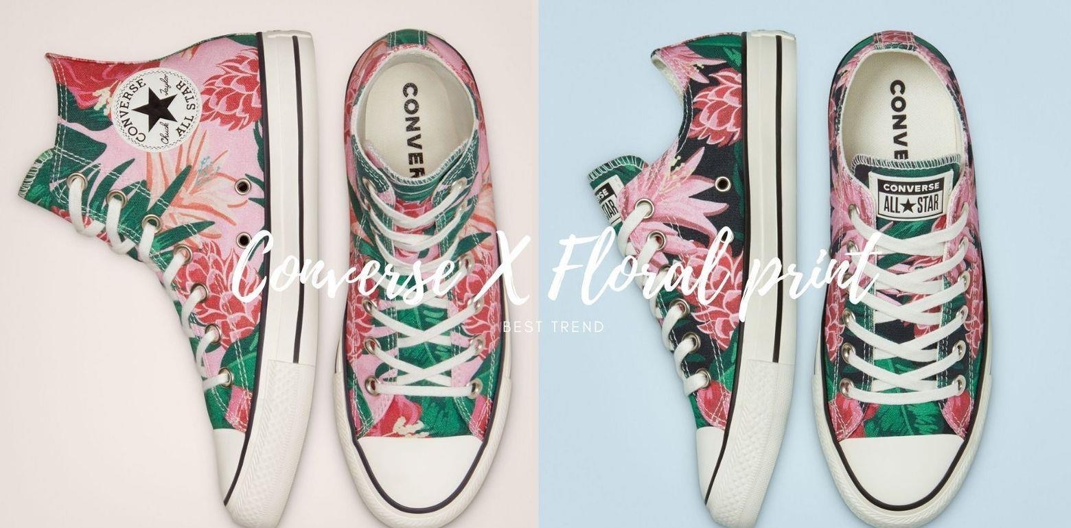 你爱小花还是大花？CONVERSE 花朵系列帆布鞋│复古时尚│台湾买不到│海外购物网站分享│图监│收藏│代购
