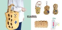 日本GLADEE小物10选:超可爱的花生全系列、夹心饼乾笔袋可爱登场!