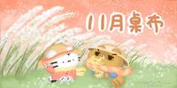 【桌布&圣诞卡预购&小抽奖】11月白芒花Silver Grassススキ�����