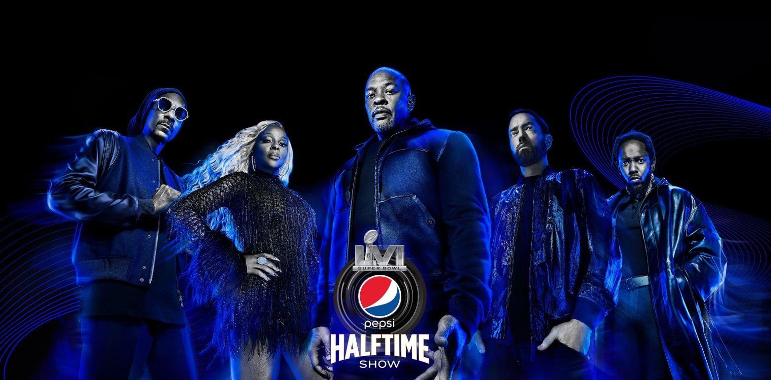 经典大咖齐聚！超燃饶舌力量炸翻 Super Bowl 中场秀！