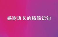 感谢班长的精简语句【100句精选短句合集】 感谢班长的精简语句【100句精选短句合集】