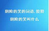 狡猾阴险的笑叫什么【精品文案100句】