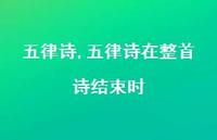 五律诗在整首诗结束时【100句文案精选】