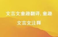 童趣文言文注释【精品文案100句】