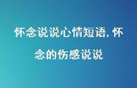 怀念的伤感说说【100句文案】 怀念的伤感说说【100句文案】