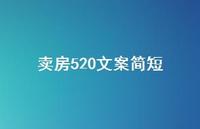 卖房520文案简短【100句精选短句合集】