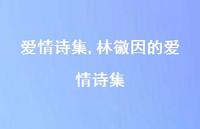 林徽因的爱情诗集【精品文案100句】 林徽因的爱情诗集【精品文案100句】