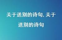 关于送别的诗句【精品文案100句】 关于送别的诗句【精品文案100句】