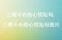 三观不合的心情短句图片(100句) 三观不合的心情短句图片(100句)
