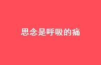 思念是呼吸的痛67句汇总 思念是呼吸的痛67句汇总