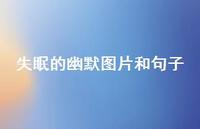 失眠的幽默图片和句子56句汇总 失眠的幽默图片和句子56句汇总