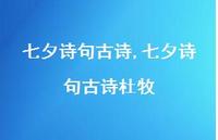 七夕诗句古诗杜牧【精品文案100句】