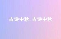 古诗中秋【精品文案100句】 古诗中秋【精品文案100句】