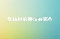 盘核桃的诗句有哪些(精选66句)