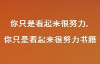 你只是看起来很努力书籍【精品文案100句】