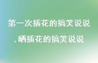 晒插花的搞笑说说(100句)