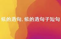 似的造句子短句【精品文案100句】 似的造句子短句【精品文案100句】