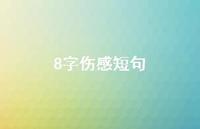 8字伤感短句68句汇总
