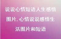 心情说说感悟生活图片和短语【100句文案】 心情说说感悟生活图片和短语【100句文案】