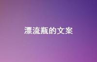 漂流瓶的文案【100句精选短句合集】