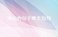 海边的句子唯美短句40句汇总