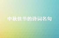 中秋佳节的诗词名句60句汇总 中秋佳节的诗词名句60句汇总