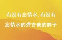 有没有忘情水的弹吉他的胖子【100句文案精选】