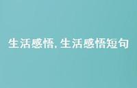 生活感悟短句【精品文案100句】