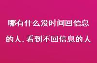 看到不回信息的人(100句)