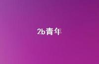 2b青年47句汇总 2b青年47句汇总