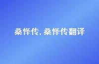 桑怿传翻译【精品文案100句】 桑怿传翻译【精品文案100句】