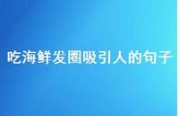 吃海鲜发圈吸引人的句子【100句精选短句合集】